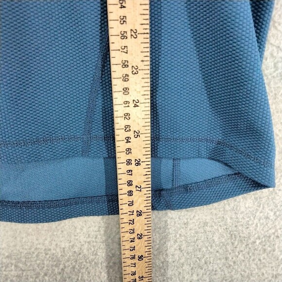 Nike FitDry Pullover Shirt Mens Sz M Blue ACG 1/4 Zip Long Sleeve Hiking Outdoor - Picture 4 of 12